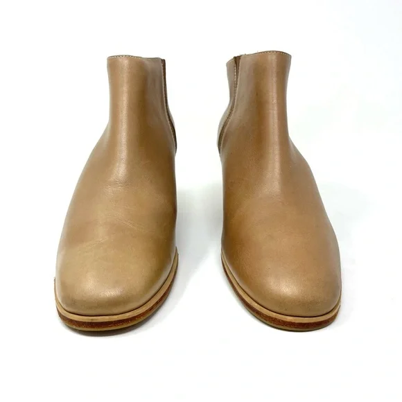 Rachel Comey Taupe Mars Leather Heeled Ankle Boots Size 8.5 - Picture 3 of 12